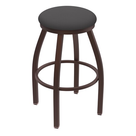 Holland Bar Stool Co 25" Swivel Counter Stool, Brnz Finish, Canter Storm Seat X802